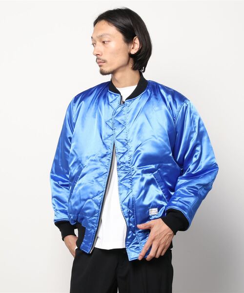 BEDWIN & THE HEARTBREAKERS（ベドウィン アンド ザ ハートブレイカーズ）の「VELVETEEN TYPE MA-1 JACKET "GUNDY"BHB5489（MA-1・メンズ・ブラック/レッド/ネイビー・LARGE/MEDIUM）」の13枚目の写真