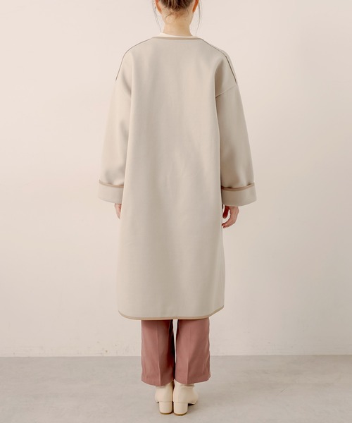 H beauty & youth オリーブ コットンボンディングロングコート OLIVE des OLIVE（オリーブデオリーブ）の「【WEB限定】コスパ最強