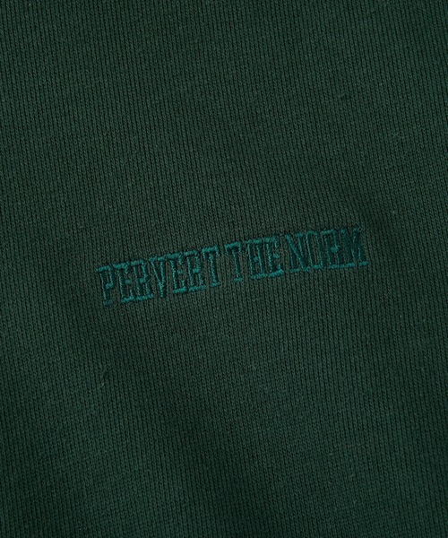 WHO'S WHO gallery（フーズフーギャラリー）の「PTNハーフジップ（スウェット・レディース・ブラウン/グリーン/ブラック/トップグレー/サックスブルー・FREE）」の13枚目の写真