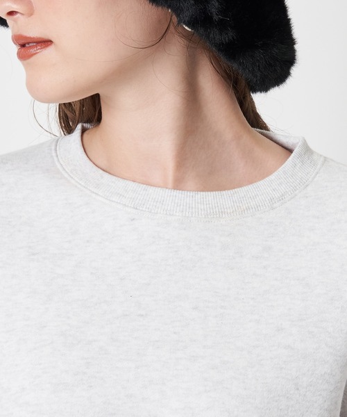 SPIRALGIRL（スパイラルガール）の「ウエスト巻裏起毛ミニワンピース（ワンピース・レディース・パープル/ブラック/ライトグレー・FREE）」の21枚目の写真