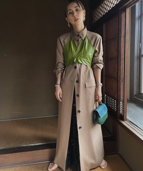 Ameri（アメリ）の「UND BUSTIER SET JACKET DRESS（ワンピース