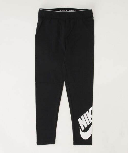 NIKE（ナイキ）の「NIKE/ナイキ キッズ ロゴ レギンス タイツ パンツ  36C723-023（レギンス/スパッツ・キッズ・ブラック・110cm/105cm/115cm/120cm）」の4枚目の写真