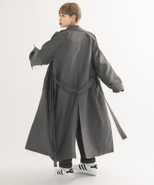 kutir（クティール）の「オーバーステンカラーコート（ステンカラーコート・レディース・グレー/グレー系その他/ブラウン系その他・SMALL/MEDIUM）」の15枚目の写真