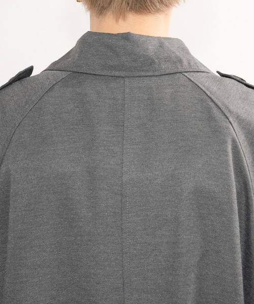 kutir（クティール）の「オーバーステンカラーコート（ステンカラーコート・レディース・グレー/グレー系その他/ブラウン系その他・SMALL/MEDIUM）」の13枚目の写真