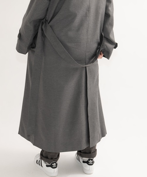 kutir（クティール）の「オーバーステンカラーコート（ステンカラーコート・レディース・グレー/グレー系その他/ブラウン系その他・SMALL/MEDIUM）」の7枚目の写真