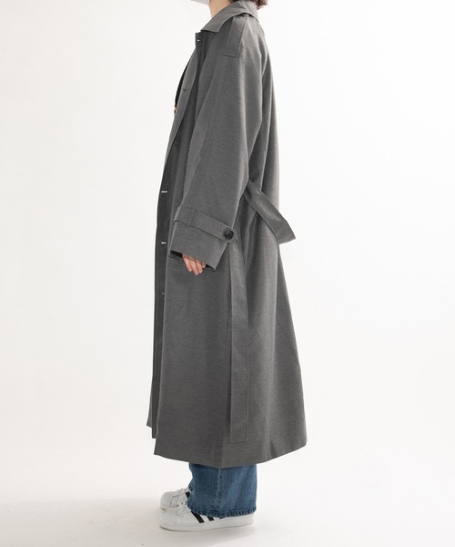 kutir（クティール）の「オーバーステンカラーコート（ステンカラーコート・レディース・グレー/グレー系その他/ブラウン系その他・SMALL/MEDIUM）」の14枚目の写真