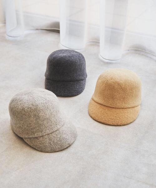 coen（コーエン）の「シンプルキャスケット（キャスケット・レディース・グレー/ベージュ/ブラック・FREE）」の3枚目の写真