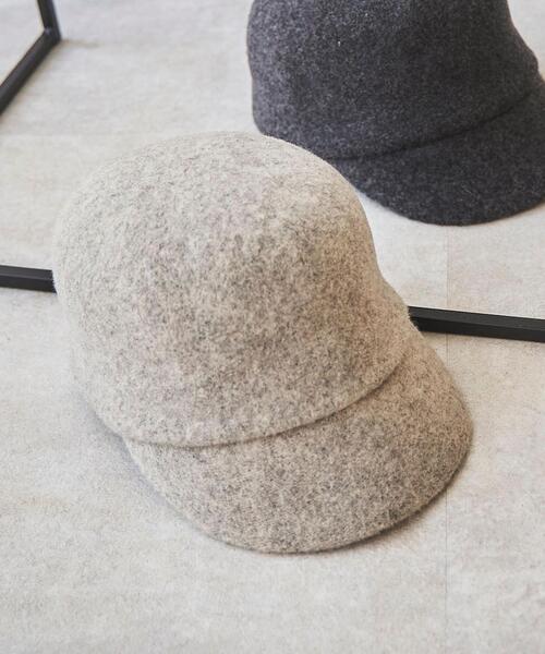 coen（コーエン）の「シンプルキャスケット（キャスケット・レディース・グレー/ベージュ/ブラック・FREE）」の4枚目の写真