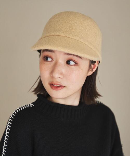 coen（コーエン）の「シンプルキャスケット（キャスケット・レディース・グレー/ベージュ/ブラック・FREE）」の5枚目の写真