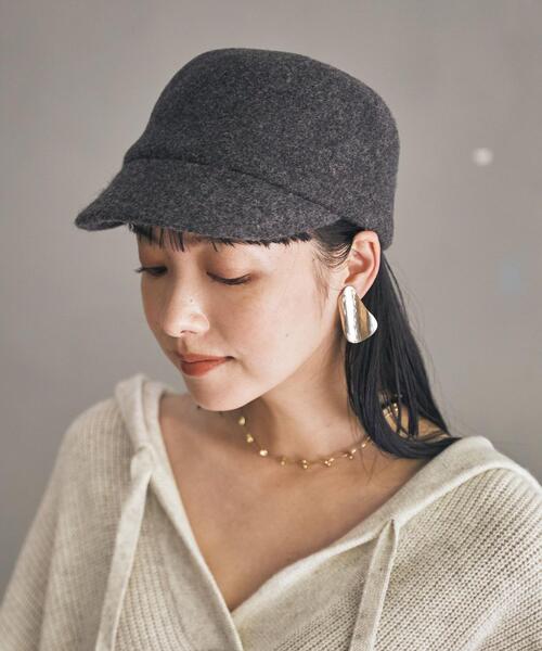 coen（コーエン）の「シンプルキャスケット（キャスケット・レディース・グレー/ベージュ/ブラック・FREE）」の17枚目の写真