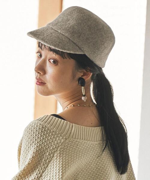 coen（コーエン）の「シンプルキャスケット（キャスケット・レディース・グレー/ベージュ/ブラック・FREE）」の20枚目の写真