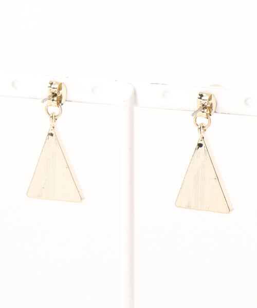 petitcro（プティクロ）の「*petitcro* トライアングル　ピアス（ピアス（両耳用）・レディース・その他1/その他2/その他3・ONE SIZE）」の4枚目の写真