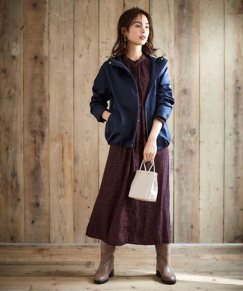 le.coeur blanc（ルクールブラン）の「VELETTO ロングブーツ（ブーツ・レディース・ベージュ/ブラック・37/38）」の3枚目の写真