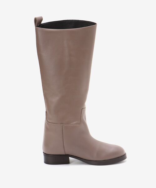 le.coeur blanc（ルクールブラン）の「VELETTO ロングブーツ（ブーツ・レディース・ベージュ/ブラック・37/38）」の11枚目の写真