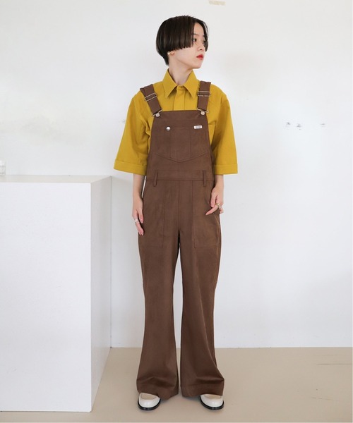 Wrangler(ラングラー)の「【Wrangler/ラングラー】ARTIFICAL スエードレザー FLARE オーバーオール(サロペット/オーバーオール・レディース・ブラウン・SMALL/MEDIUM)」の22枚目の写真