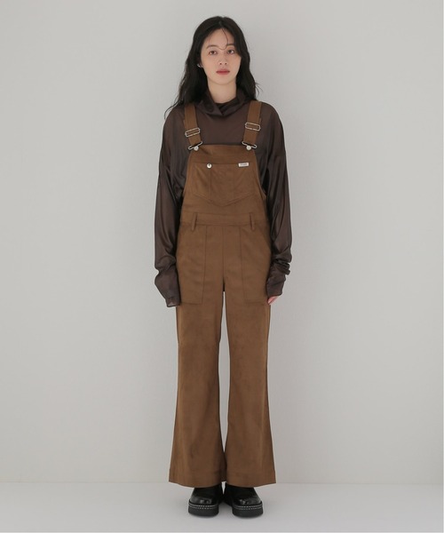 Wrangler(ラングラー)の「【Wrangler/ラングラー】ARTIFICAL スエードレザー FLARE オーバーオール(サロペット/オーバーオール・レディース・ブラウン・SMALL/MEDIUM)」の10枚目の写真
