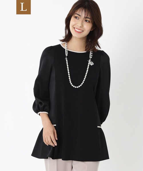 お買い得 L クールコットン チュニック Tシャツ カットソー To Be Chic トゥー ビー シック のファッション 国内企業販売 Arenatheatre Net