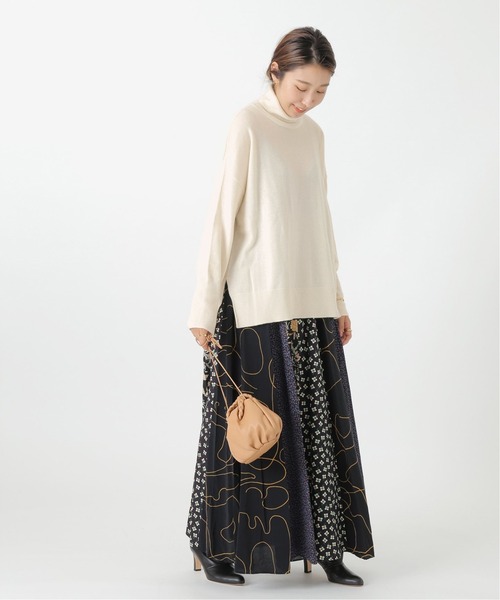 journal standard L'essage（ジャーナルスタンダードレサージュ）の「カシミヤ100 タートルネックプルオーバー◆（ニット/セーター・レディース・ホワイト/ブラック/ブラウン・FREE）」の20枚目の写真