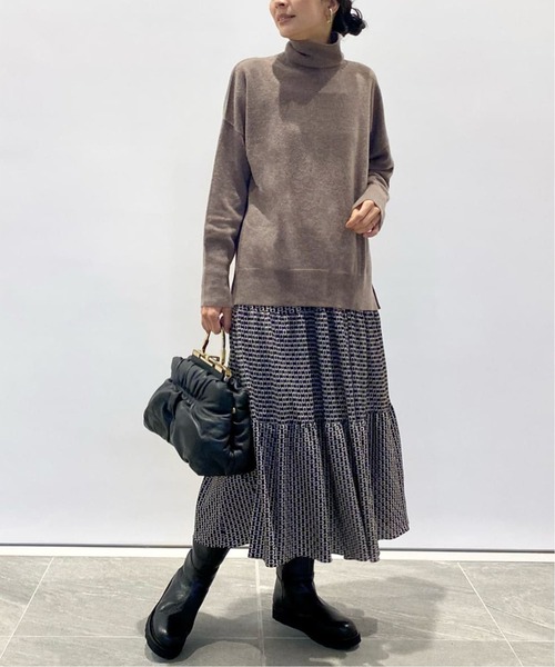 journal standard L'essage（ジャーナルスタンダードレサージュ）の「カシミヤ100 タートルネックプルオーバー◆（ニット/セーター・レディース・ホワイト/ブラック/ブラウン・FREE）」の10枚目の写真
