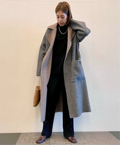 journal standard L'essage（ジャーナルスタンダードレサージュ）の「カシミヤ100 タートルネックプルオーバー◆（ニット/セーター・レディース・ホワイト/ブラック/ブラウン・FREE）」の7枚目の写真