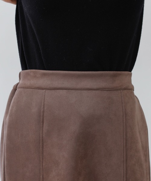 COLONY 2139（コロニートゥーワンスリーナイン）の「フェイクスエードマーメイドスカート（スカート・レディース・チャコールグレー/モカ/ブルー/グリーン・FREE）」の6枚目の写真