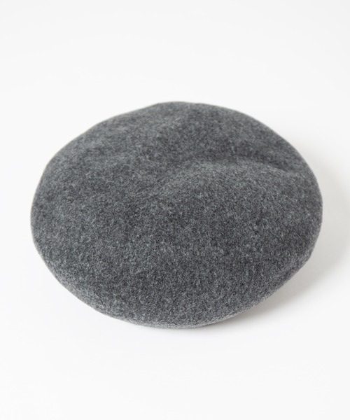 RACAL(ラカル)の「Standard Wool Basque Beret / スタンダードウールバスクベレー(ハンチング/ベレー帽・メンズ・ブラック/モカ/オフホワイト/チャコールグレー・MEDIUM/LARGE)」の22枚目の写真