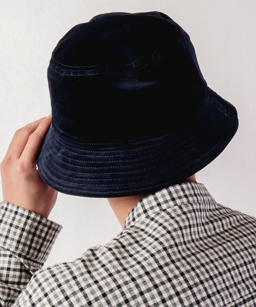 KANGOL(カンゴール)の「KANGOL Cord Bucket コーデュロイ バケット ハット(ハット・メンズ・ブラック/ダークグリーン/ベージュ/ネイビー/ウッド/ライトベージュ/ダークグレー・M/L)」の13枚目の写真