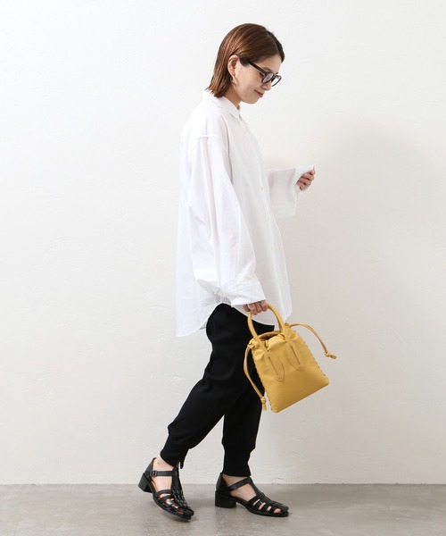 JOURNAL STANDARD（ジャーナルスタンダード）の「ポプリンビックカフシャツ◆（シャツ/ブラウス・レディース・ブルー/グリーン/ホワイト・FREE）」の6枚目の写真