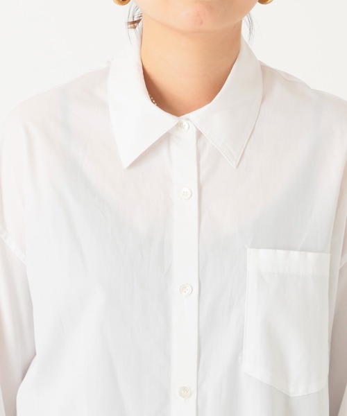 JOURNAL STANDARD（ジャーナルスタンダード）の「ポプリンビックカフシャツ◆（シャツ/ブラウス・レディース・ブルー/グリーン/ホワイト・FREE）」の18枚目の写真