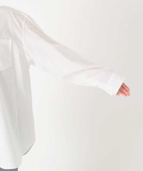 JOURNAL STANDARD（ジャーナルスタンダード）の「ポプリンビックカフシャツ◆（シャツ/ブラウス・レディース・ブルー/グリーン/ホワイト・FREE）」の19枚目の写真