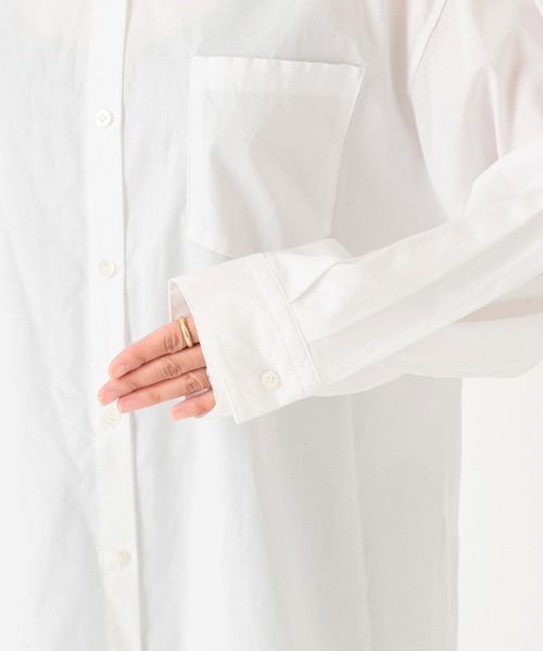 JOURNAL STANDARD（ジャーナルスタンダード）の「ポプリンビックカフシャツ◆（シャツ/ブラウス・レディース・ブルー/グリーン/ホワイト・FREE）」の20枚目の写真