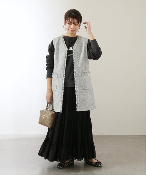 TOTALITE ツィードジレ La TOTALITE（ラトータリテ）の「ツイードパールジレ（ベスト）」 - WEAR