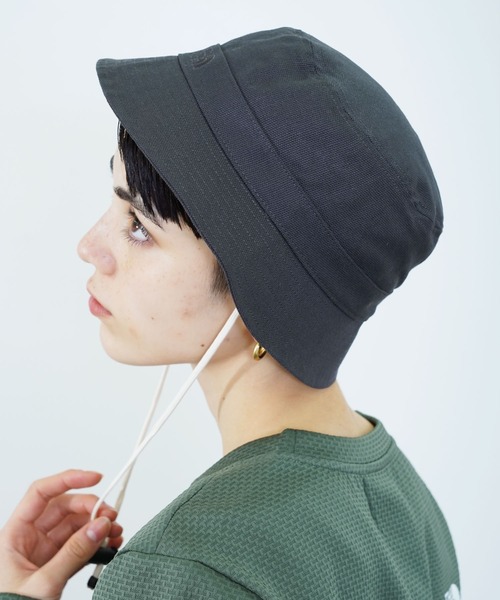 THE NORTH FACE(ザノースフェイス)の「THE NORTH FACE(ザ・ノース・フェイス) MOUNTAIN BUCKETHAT バケットハット(ハット・レディース・チャコール・ONE SIZE)」の11枚目の写真