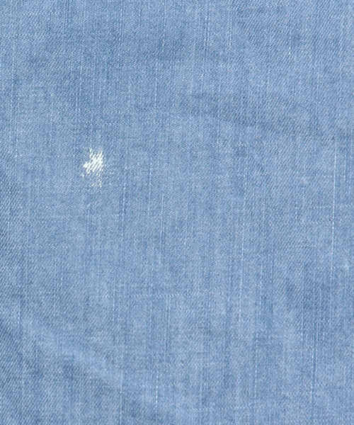 Wrangler（ラングラー）の「WRANGLER × AMERICAN RAG CIE ダメージデニムシャツ（シャツ/ブラウス・メンズ・ブラック/インディゴブルー・SMALL/MEDIUM）」の7枚目の写真