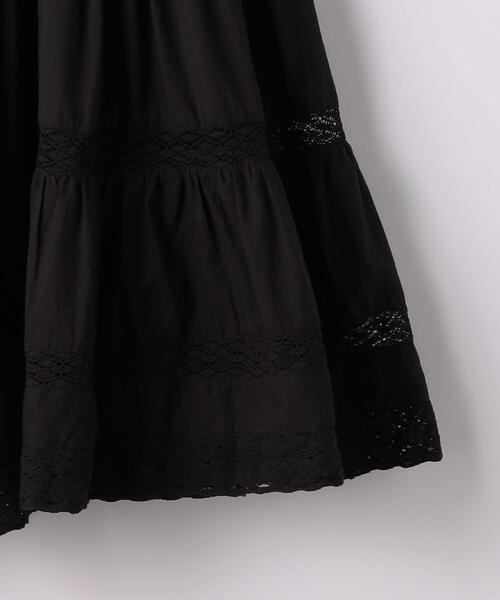 green label relaxing（グリーンレーベルリラクシング）の「IND レース スカート（スカート・レディース・ホワイト/ブラック・FREE）」の19枚目の写真