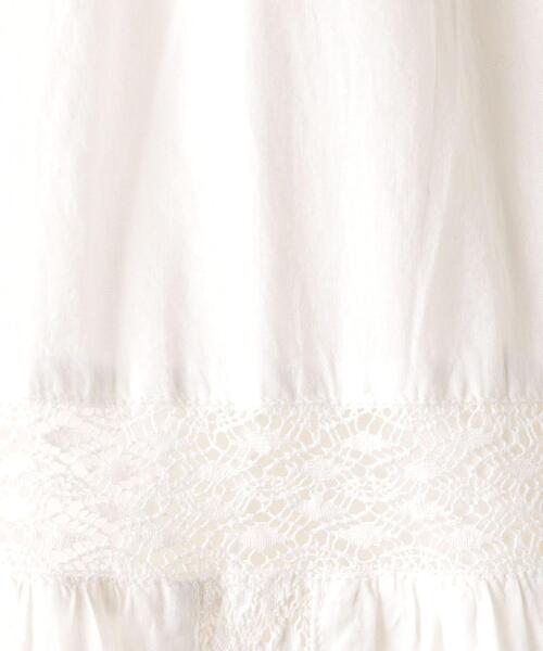 green label relaxing（グリーンレーベルリラクシング）の「IND レース スカート（スカート・レディース・ホワイト/ブラック・FREE）」の22枚目の写真