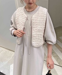 CAPRICIEUX LE'MAGE | 〈WEB・一部店舗限定〉キルトショートベスト(ベスト)