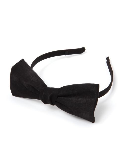 GLOBAL WORK（グローバルワーク）の「リボンカチューシャ/キッズ（ヘアゴム・キッズ・ブラック/グリーン・FREE）」の2枚目の写真