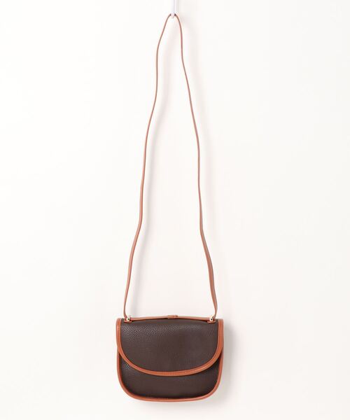 HONEYSUCKLE ROSE（ハニーサックルローズ）の「【HONEYSUCKLE ROSE】レトロフラップショルダー（ショルダーバッグ・レディース・ブラック/ブラウン/グレー・ONE SIZE）」の10枚目の写真