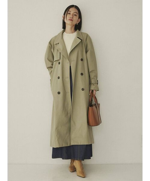 COTORICA（コトリカ）の「アンチピーリングVネックニット（ニット/セーター・レディース・ブラック/オフホワイト/オレンジ/グリーン/ブルー・FREE）」の13枚目の写真