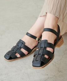 green label relaxing | 【矢野未希子さん着用】＜Oggi×green label relaxing＞グルカサンダル (3cmヒール)(サンダル)