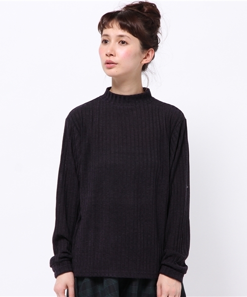 Kastane(カスタネ)の「【Kastane】ハイネックプルオーバー(Tシャツ/カットソー・レディース・ネイビー/ボルドー/グレー/アイボリー・FREE)」の9枚目の写真