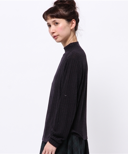 Kastane(カスタネ)の「【Kastane】ハイネックプルオーバー(Tシャツ/カットソー・レディース・ネイビー/ボルドー/グレー/アイボリー・FREE)」の10枚目の写真