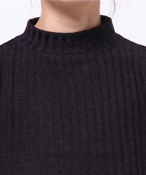 Kastane(カスタネ)の「【Kastane】ハイネックプルオーバー(Tシャツ/カットソー・レディース・ネイビー/ボルドー/グレー/アイボリー・FREE)」の5枚目の写真