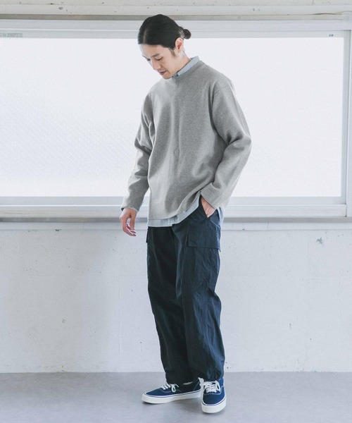 URBAN RESEARCH DOORS（アーバンリサーチドアーズ）の「ダブルフェイスプルオーバー（ニット/セーター・メンズ・ブラック/ブラウン/オフホワイト/グレー系その他・40/38）」の22枚目の写真