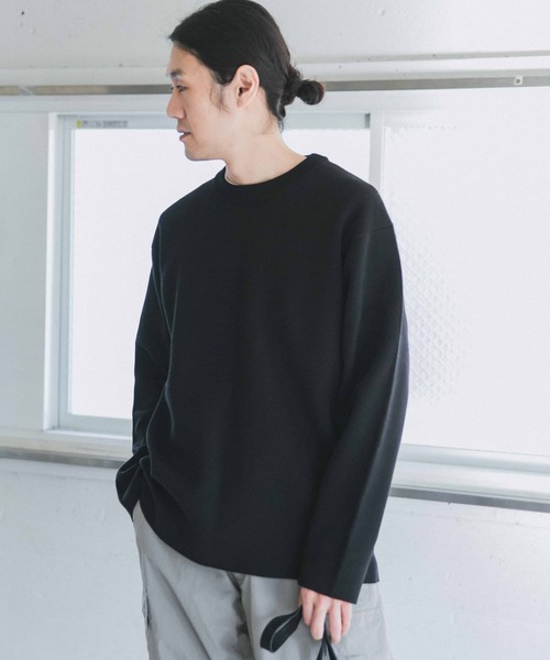 URBAN RESEARCH DOORS（アーバンリサーチドアーズ）の「ダブルフェイスプルオーバー（ニット/セーター・メンズ・ブラック/ブラウン/オフホワイト/グレー系その他・40/38）」の20枚目の写真