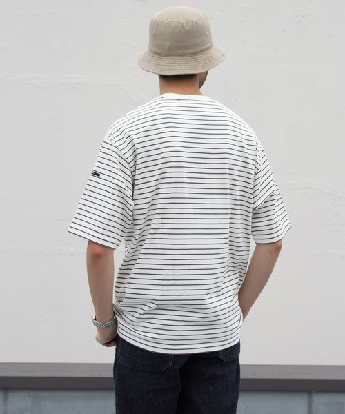 ORCIVAL（オーシバル）の「ORCIVAL/オーシバル　30JERSEY　クルーネック ポケットTEE CREW NECK POCKET TEE OR-C0080 HCJ（Tシャツ/カットソー・メンズ・ホワイト/ネイビー/グリーン・4/5）」の10枚目の写真