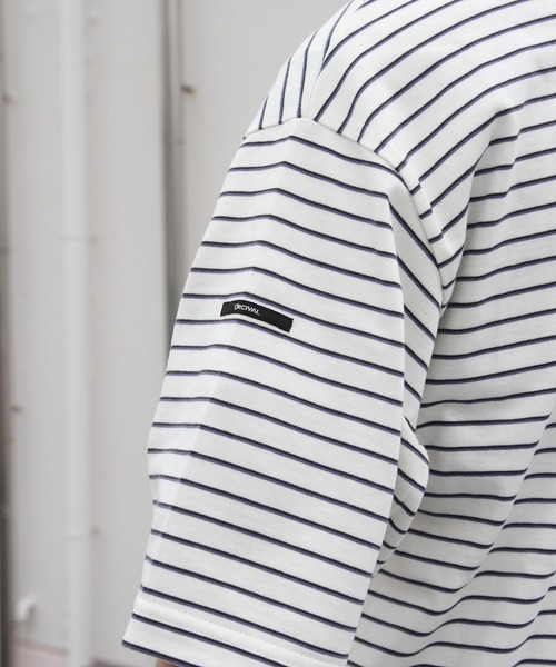 ORCIVAL（オーシバル）の「ORCIVAL/オーシバル　30JERSEY　クルーネック ポケットTEE CREW NECK POCKET TEE OR-C0080 HCJ（Tシャツ/カットソー・メンズ・ホワイト/ネイビー/グリーン・4/5）」の9枚目の写真