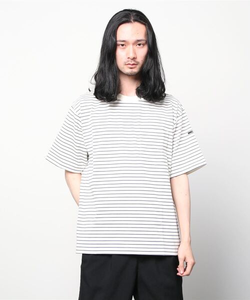 ORCIVAL（オーシバル）の「ORCIVAL/オーシバル　30JERSEY　クルーネック ポケットTEE CREW NECK POCKET TEE OR-C0080 HCJ（Tシャツ/カットソー・メンズ・ホワイト/ネイビー/グリーン・4/5）」の13枚目の写真