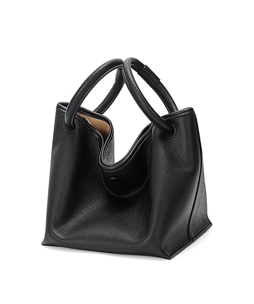 SAISON DE PAPILLON（セゾンドパピヨン）の「PUレザーミニポーチ付きハンドバッグ（ハンドバッグ・レディース・ブラック/オフホワイト/グリーン・フリー）」の10枚目の写真